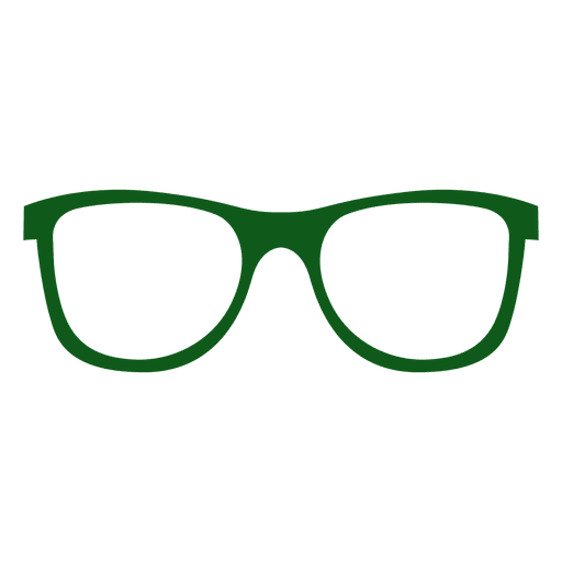 Thick hipster eyeglass PNG Design