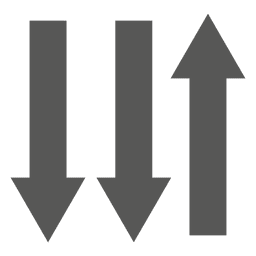 Signo de tres formas Diseño PNG