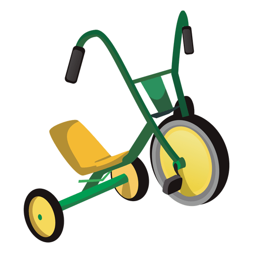 Dibujos animados de triciclo Diseño PNG