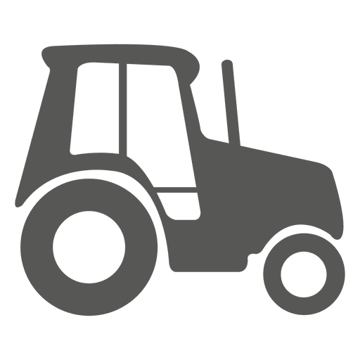 Traktorseitiges Symbol PNG-Design