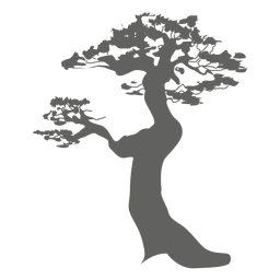 Silhueta da árvore 8 Desenho PNG