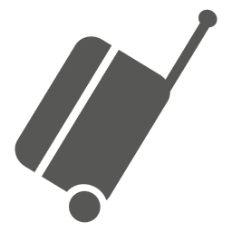 Trolly luggage icon PNG Design