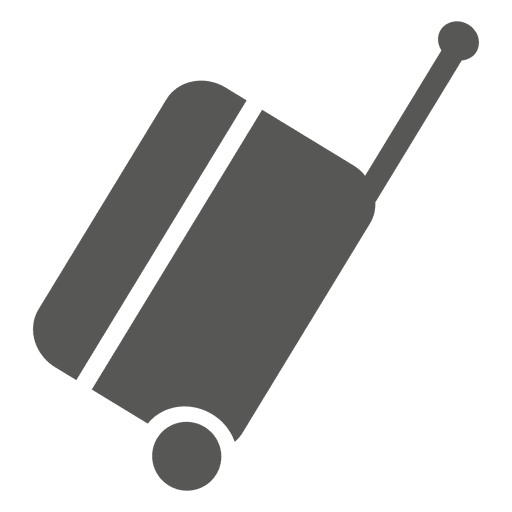 Icono de equipaje trolley Diseño PNG