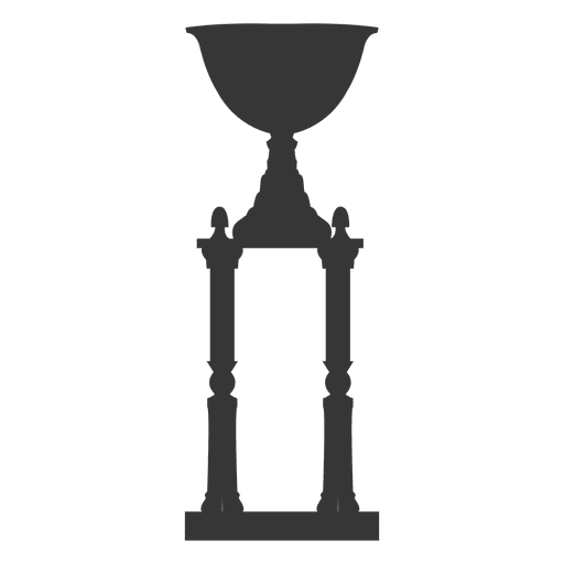 Copa trofeo silueta 1 Diseño PNG