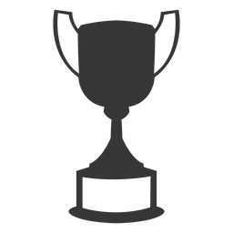 Silhueta 2 do troféu Desenho PNG