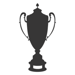 Trophy cup silhouette 3 PNG Design