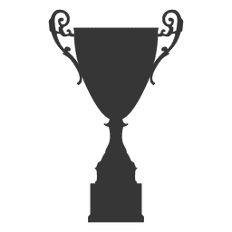 Silhueta 5 do troféu Desenho PNG