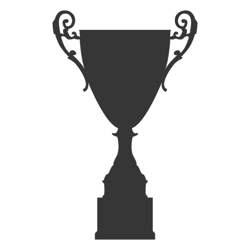 Trophäenbecher-Silhouette 5 PNG-Design