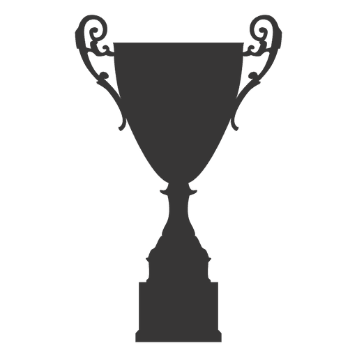 Trophy cup silhouette 5 PNG Design