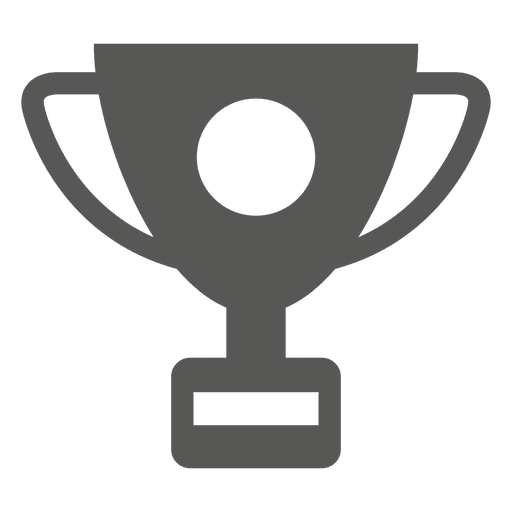 Trophäen-Flat-Symbol PNG-Design