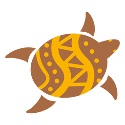 Icono decorativo de tortuga Icono decorativo de tortuga