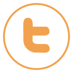 Twitter ring icon PNG Design