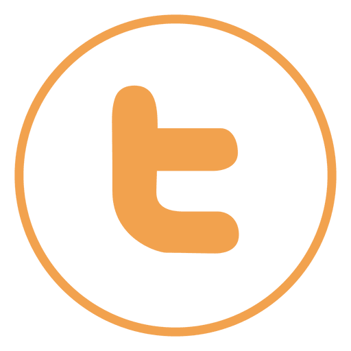Icono de anillo de Twitter Diseño PNG