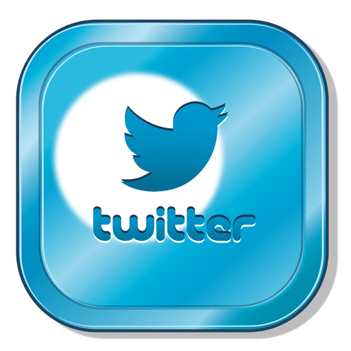Twitter square icon PNG Design