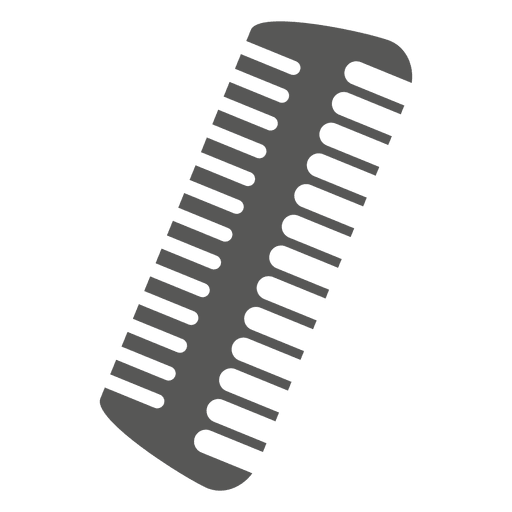 Two sided teeth comb icon