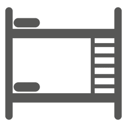 Two story bunk bed icon Transparent PNG