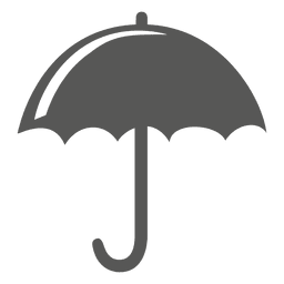 Umbrella flat icon PNG Design