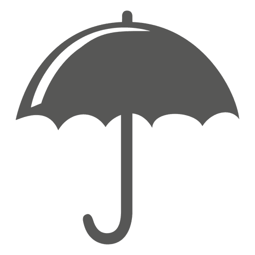 Umbrella flat icon PNG Design