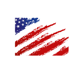 Bandera de estados unidos grunge Diseño PNG