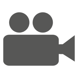 Ícone ou logotipo da câmera de vídeo Desenho PNG
