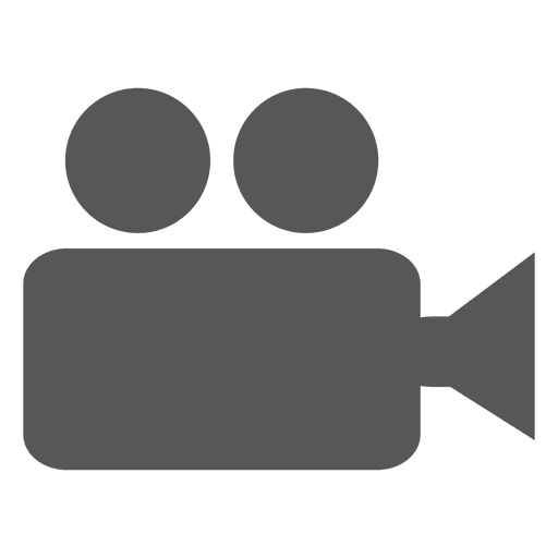 Videokamerasymbol oder -logo PNG-Design