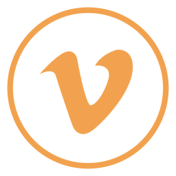 icono de anillo de vimeo Diseño PNG