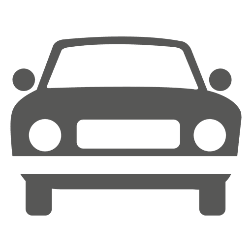 Icono de frente de coche de época Diseño PNG
