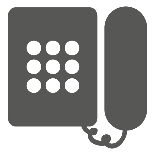 Icono de teléfono vintage Diseño PNG