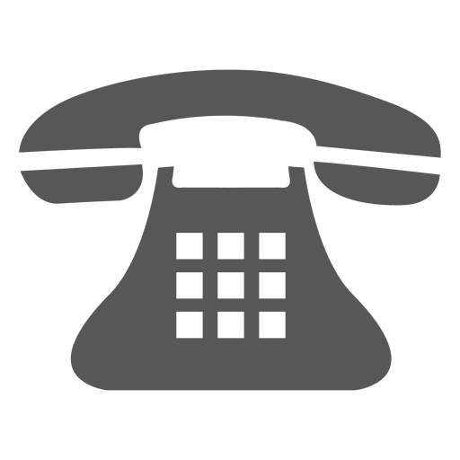 Vintage telephone icon PNG Design