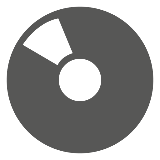 Icono de disco de vinilo Diseño PNG