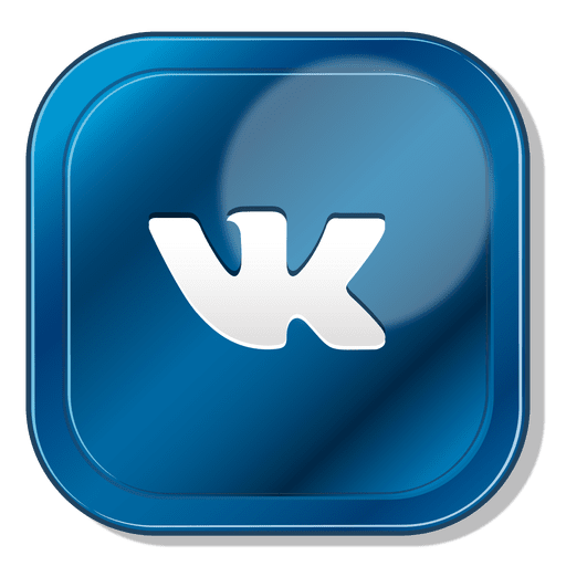 Icono cuadrado vk Diseño PNG