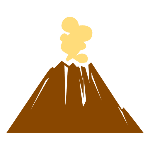 Ícone de vulcão Desenho PNG