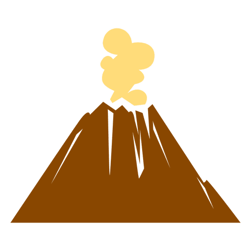 ?cone de vulc?o Desenho PNG