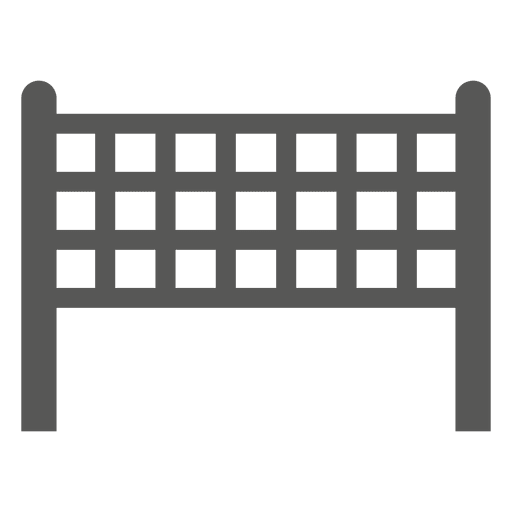 Volleyball net flat icon