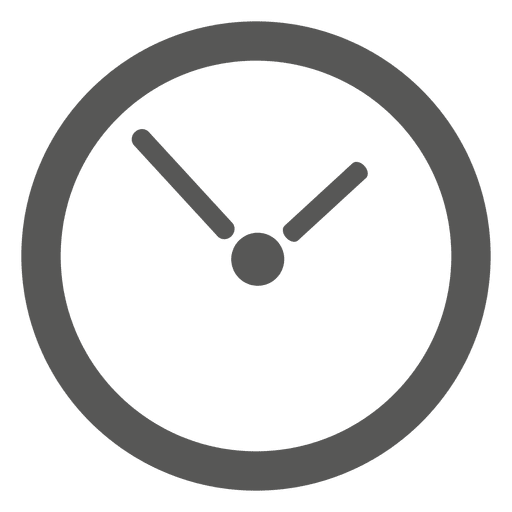 Icono de reloj de pared Diseño PNG