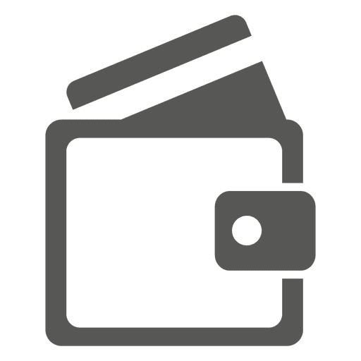 Billetera con icono de tarjetas Diseño PNG