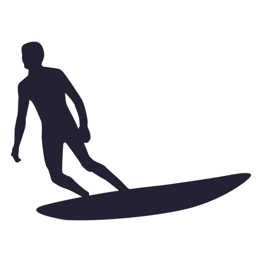Silhueta de surf aquático Desenho PNG