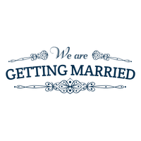 We Are Getting Married Badge PNG SVG Design For T Shirts