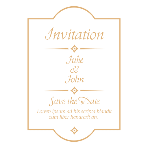 wedding invitation design png invitation 4  vector &  Transparent SVG Wedding PNG badge