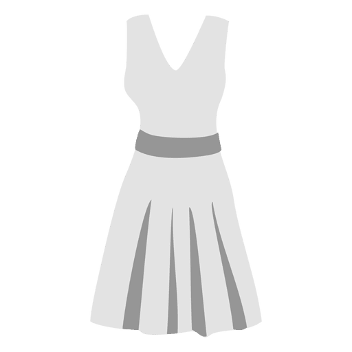 White women's cloth PNG Design