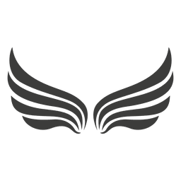 Decoração de asas de fênix ampla Desenho PNG
