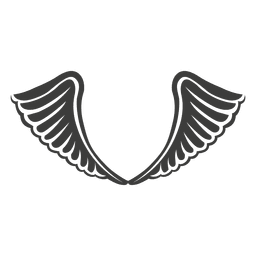 Decoração de asas de fênix ampla 2 Desenho PNG