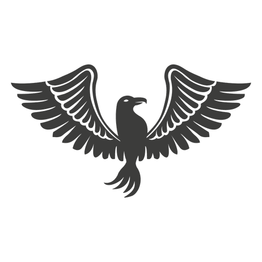 Wide winged phoenix bird PNG Design