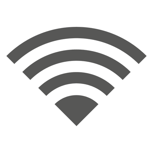 Sinal do logotipo Wifi Desenho PNG