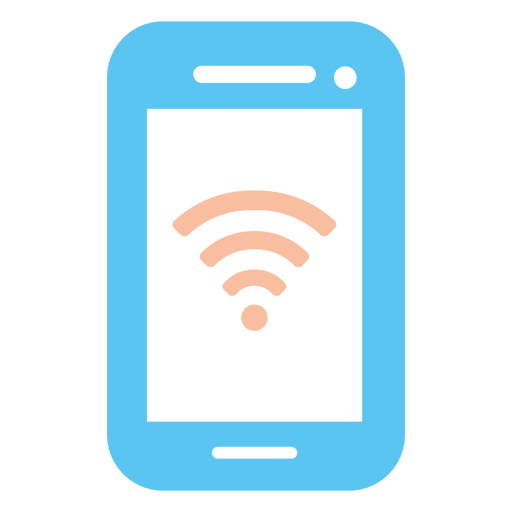 Wifi Smartphone-Bildschirmsymbol PNG-Design