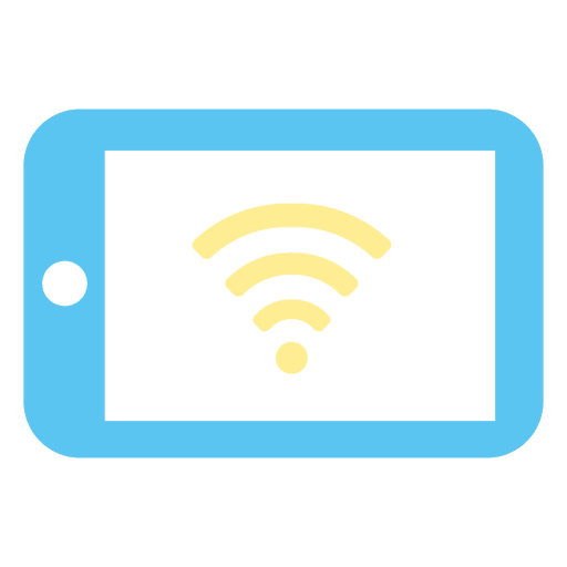 Icono de pantalla de tableta Wifi 1 Diseño PNG