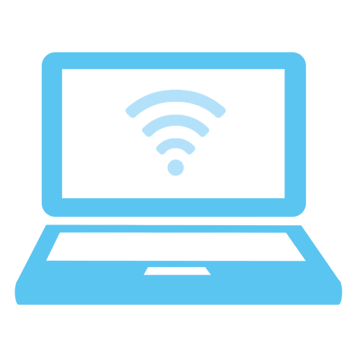 Wifie laptop screen icon
