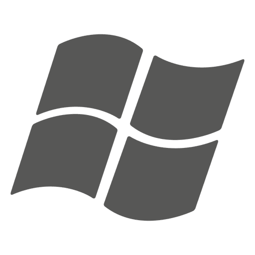 Logotipo de Windows antiguo Diseño PNG