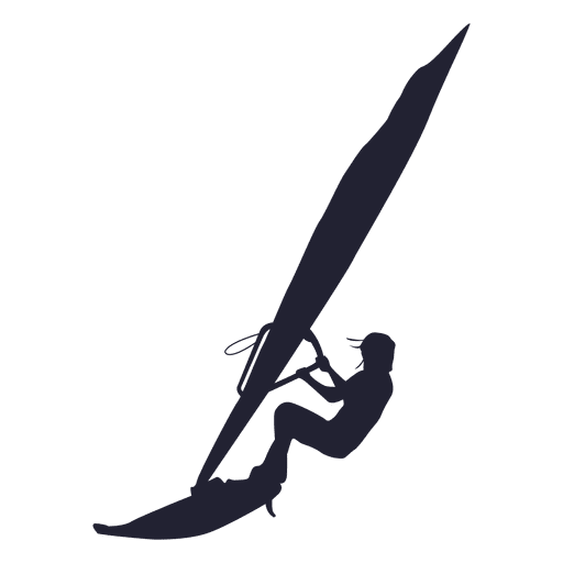 Windsurfing sport silhouette - Transparent PNG & SVG vector file