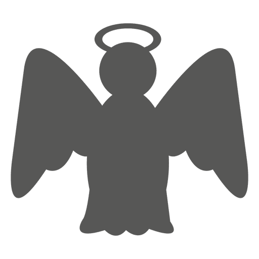 Winged angel icon PNG Design
